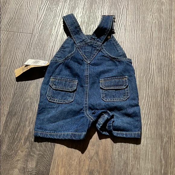 Boys Nevada Jean Overall Shorts Sz 6 mth NWT - Picture 3 of 3